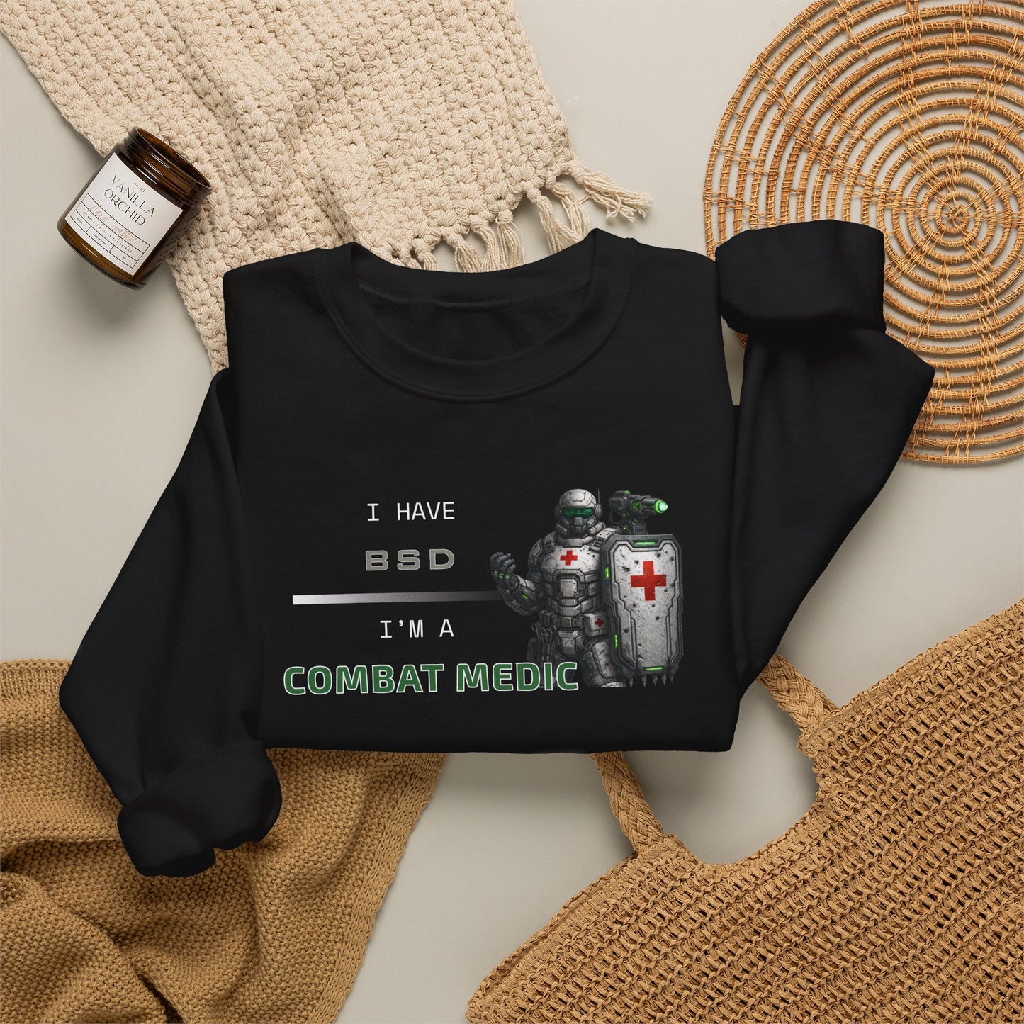 I HAVE BSD - I'M A COMBAT MEDIC