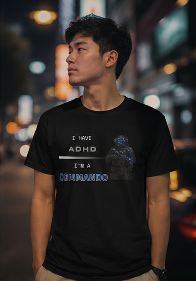 ADHD Commando T-shirt